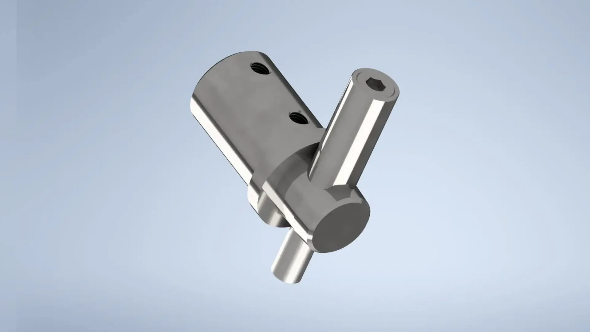 Auflagestück f. 3-Wegeweiche m. Federbolzen