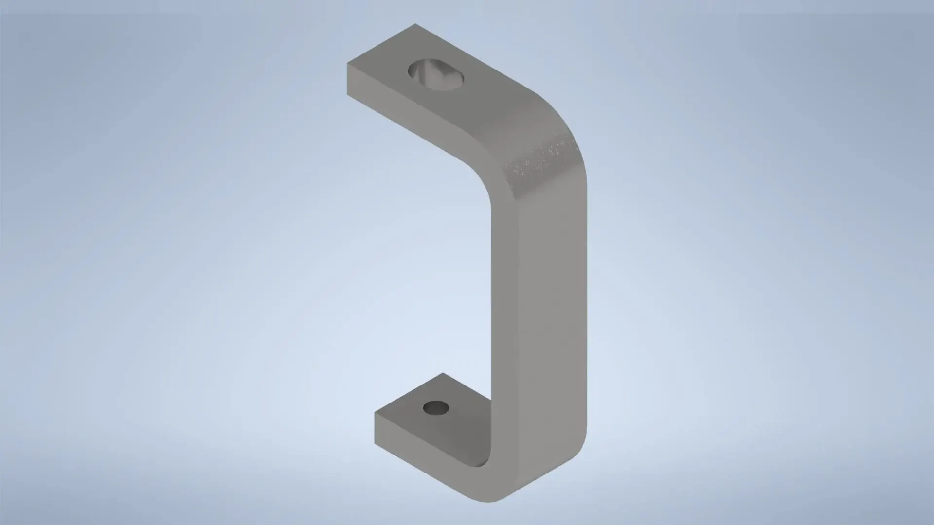 Hänger aus Fl. 50 x 20 - 210 mm lg.